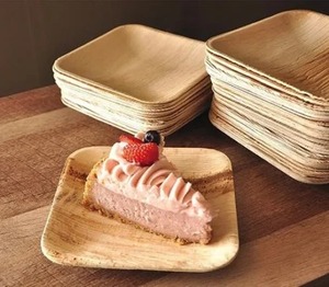 Divided Palm Leaf Meal Tray Eco Friendly <b>Disposable</b> Sectional <b>Plate</b> - Macy - Product Image 5