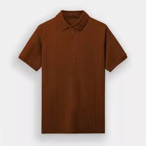 Polos pour hommes Chemises polo de tennis à manches courtes décontractées Chemises de golf à séchage rapide Humidité Logo personnalisé Motif solide tricoté - Product Image 2