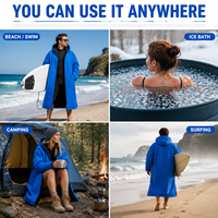 Chaqueta Deportiva Larga Impermeable con Forro Sherpa y Logotipo Personalizado, Cierre Completo, Venta al Por Mayor OEM