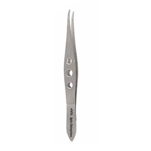 Pinza para Cilios Barraquer de Acero Inoxidable con Punta Fina, Instrumento Quirúrgico Oftálmico, Certificación CE, 5 Años de Garantía, Manual, Longitud Total 11 cm - Product Image 5