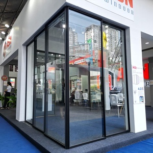 Customized Soundproof Waterproof Double Glazing Aluminum Casement Window Doors Thermal Insulation Interior Use Hotel Villa - Product Image 2