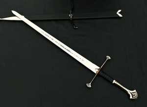 Réplique de l'épée Anduril en acier inoxydable fait main LEGACY BLADES, objet de collection Le Seigneur des Anneaux, décoration murale design moderne - Product Image 4