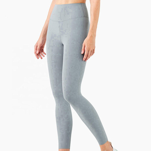 Leggings pour femmes en tissu tricoté respirant à séchage rapide, style nouveau, OEM, colorés, extensibles - Product Image 2