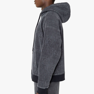 Chaqueta de Mezclilla para Hombre, Nueva Moda, Poliéster/Algodón, Térmica, Transpirable, con Capucha, Diseño de Parches, para Invierno - Product Image 5