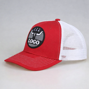 Gorra de béisbol transpirable para hombre, estilo camionero, sin estructura, de malla completa/medio malla, azul, con logo personalizado, para verano, pesca y actividades al aire libre, venta al por mayor - Product Image 2