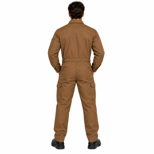 Combinaison de travail personnalisée pour homme, combinaison de sécurité industrielle, combinaison de protection, couleur unie, combinaison de travail personnalisée pour mécanicien - Product Image 2