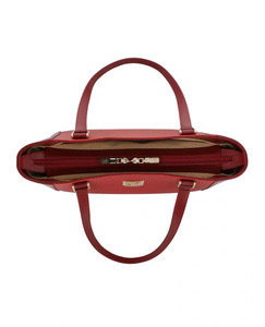 Bolso de Mano Rojo Elegante de Cuero Genuino para Mujer, de Alta Calidad, al por Mayor, con Color y Logotipo Personalizados, Bolsos OEM para Chicas 2026 - Product Image 2
