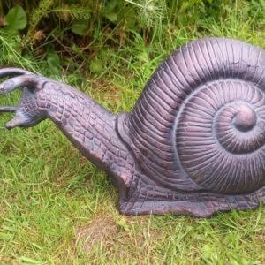 Estatua de Caracol de Tamaño Real para Exhibición en Exteriores, Acabado en Bronce, Técnica de Fundición a Mano, Escultura de Caracol de Metal para Suministros y Decoración de Jardín - Product Image 5