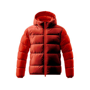 Chaquetas Acolchadas Personalizadas de Alta Calidad, Chaqueta Acolchada de Doble Cara para Invierno, Chaqueta con Capucha Desmontable Brillante para Hombre - Product Image 6