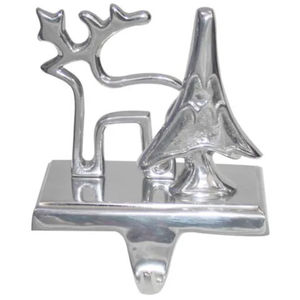Silver Tree Xmas Decoration Use <b>Stocking</b> <b>Holder</b> Hook For Home Livingroom Fireplace Top Use <b>Stocking</b> <b>Holder</b> For Christmas - Product Image 6
