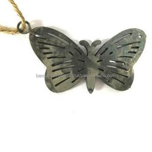 <b>Iron</b> Hanging Decorative Item With Silver Finished For Home Decoration And Other Christmas Decoration - Product Image 5