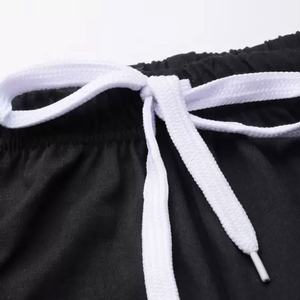 Ensemble de shorts d'été pour hommes, design professionnel, poche avant tombante, fabrication streetwear avec logo personnalisé - Product Image 2