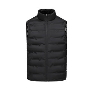 Chaleco Acolchado Sin Mangas para Hombre, Estilo Hip Hop, Reversible, Impermeable, Relleno de Poliéster, Ultraligero, Delgado, Cálido y Ligero para Invierno - Product Image 2