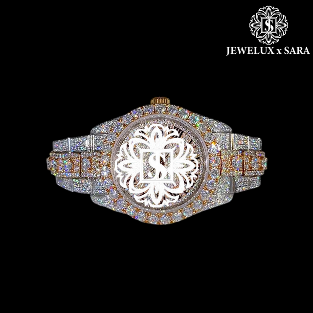 Premium Quality Luxury Stainless Steel Mossinate Diamond Watch for Men and Women Available for Affordable Price from India