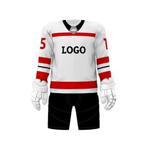 Uniforme de Hockey Sublimado Personalizado para Equipos, Jersey de Hockey sobre Hielo para Adultos, Sudadera con Capucha para Hombre - Product Image 5