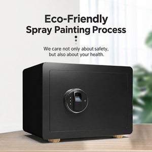Coffre-fort intelligent compact Fenglong avec empreinte digitale, clé, contrôle WiFi à distance, porte en acier renforcé pour hôtels, stockage de objets de valeur, sécurité - Product Image 6