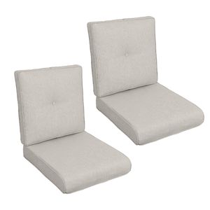 Set di 2 Cuscini Imbottiti per Sedia Adirondack, Cuscini per Sedia da Giardino con Schienale Alto, per Veranda, Casa, Ufficio, Esterni - Product Image 1