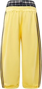 <b>Men</b> Heavyweight High Elastic Waist Baggy Sweatpants Wide Leg <b>Jogger</b> Pants Acid Wash <b>Polyester</b> Cotton Casual Streetwear - Product Image 2
