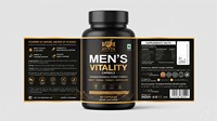 Complément alimentaire pour la vitalité masculine, étiquette privée, vente en gros, emballage personnalisé, fabricant OEM
