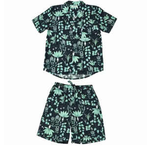 Bulk Custom Men Summer Casual Solid Shorts Set Cotton Blend Logo Printing Elastic Waist Anti-Wrinkle Quick Dry Breathable - Product Image 4