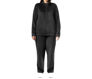 <b>Lightweight</b> Eco-Friendly Fleece 100% Polyester Autumn Warm Custom Logo Winter Streetwear Hooded Solid Women Tracksuit Casual - Product Image 1