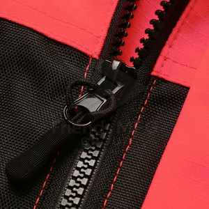 Durable <b>Construction</b> with Reflective Strips Secure Zipper Closure ANSI Class 1 Customized Logo for Industrial <b>Work</b> Hi Vis <b>Jacket</b> - Product Image 5