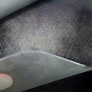 Cuero Vacuno Negro Ecológico de Primera Calidad, 0.7-0.9mm, para Zapatos, Bolsos, Cinturones, Muebles, Bolsas, Carteras, Accesorios Genuinos - Product Image 1