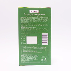 Patanjali Mint Active Plus 10 N Tabletas Herbales de Menta para Frescura, Apoyo Digestivo y Bienestar Diario - Product Image 3