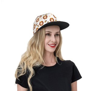SPLENDID APPAREL Gorra Unisex de 6 Paneles con Cierre a Presión, Estampado Digital de Tarro de Miel de Abeja, Ajustable, de Hilo de Algodón, Casual, para las Cuatro Estaciones - Product Image 3