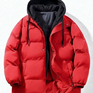 <b>Men</b>’s <b>Hooded</b> Puffer <b>Jacket</b> Winter Warm Quilted Outerwear Lightweight Insulated Casual Fashion Coat Wholesale Custom Exporter - Product Image 1