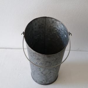 Mango de cubo de hierro galvanizado de gran tamaño de alta calidad para Año Nuevo, artículo decorativo de jardín de Halloween, exportación directa India - Product Image 5