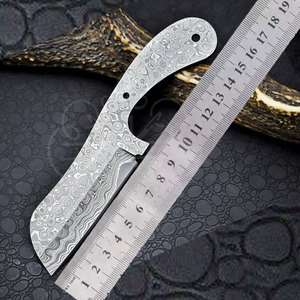 Lame de couteau en acier Damas faite sur mesure pour la fabrication, lame à motif forgé à la main, fournisseur en gros OEM Pakistan - Product Image 4