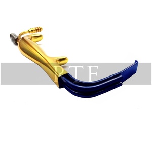 Tebbetts 18,5 dientes aislado Acero inoxidable Manual fibra óptica Retractor instrumentos quirúrgicos base - Product Image 4