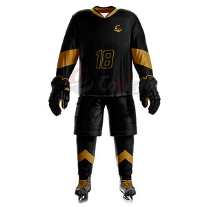 Uniforme de hockey sur glace de haute qualité, dernier design, nouvelle arrivée, en polyester - Product Image 2