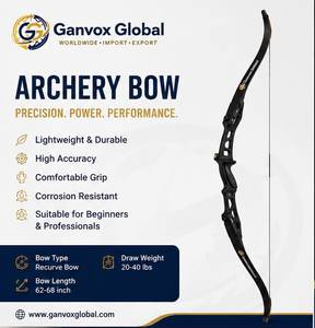 Compound Recurve Bow Ambidextrous Aluminum Alloy Riser Adjustable Draw Weight 20-40 Lbs with Bow Case for <b>Shooting</b> Training - Product Image 4