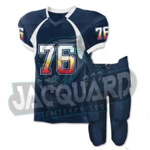 Nuevo uniforme de fútbol americano de alta calidad, etiqueta personalizada, 100% poliéster, hecho en Sialkot, Pakistán. - Product Image 3