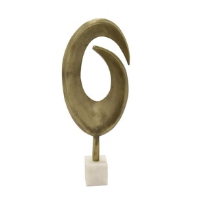 Modern Home Decor Elegant Gold Coral Aluminum Sculpture Aluminum Christmas Decorative Item Classic Style Handmade Table <b>Object</b> - Product Image 3