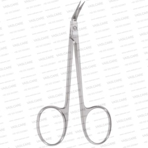 Tijeras Anguladas Wilmer de 3-3/4″ (9.4 cm) – Tijeras de Disección de Cartílago con Punta Nasal Angulada Delicada para Rinoplastia y Otorrinolaringología - Product Image 4