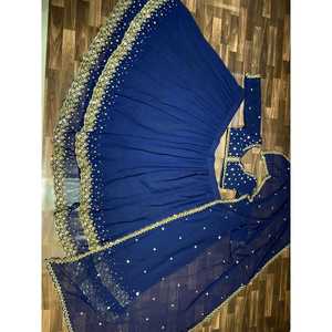 ชุดราตรีหรูหราปักลายสวยงามสำหรับไปงานปาร์ตี้ lehenga choli - Product Image 2