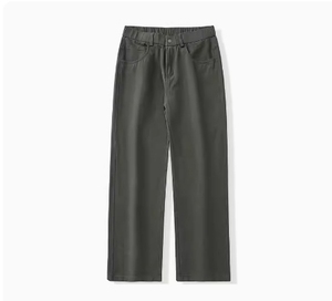 <b>Mens</b> <b>Lightweight</b> High Casual <b>Summer</b> <b>Trousers</b> Wholesale Regular Fit Breathable Canvas Pants Comfortable Custom Size Color Options - Product Image 4