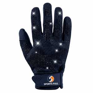 Gants de sport bleu marine pleine longueur en polyester durables style uni pour toutes les saisons - Product Image 1