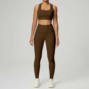 Conjunto de Yoga para Mujer al Por Mayor Más Vendido, Último Diseño, Sostenible, Transpirable y a Precio Razonable - Product Image 3
