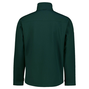 Chaqueta Impermeable de Soft Shell Verde Oscuro para Hombre, con Cierre Completo, Cuello Alto, Casual, Cortavientos, Ajuste Regular, de Poliéster, para Exteriores - Product Image 2