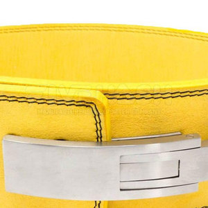 Ceinture de musculation en cuir de vachette avec boucle à levier pour haltérophilie et entraînement de la taille - Product Image 3