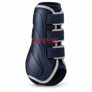 Botas de protección para caballos con amortiguación suave, tela resistente y diseño práctico para un entrenamiento y equitación diaria cómodos. - Product Image 3