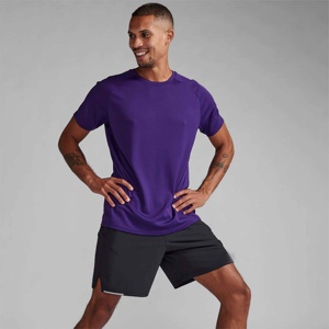 Camisetas de Hombre de Color Sólido Más Vendidas, 100% Algodón, Alta Calidad, Corte Ajustado, Antiarrugas, Lisas, Personalizadas, de Verano, OEM - Product Image 2