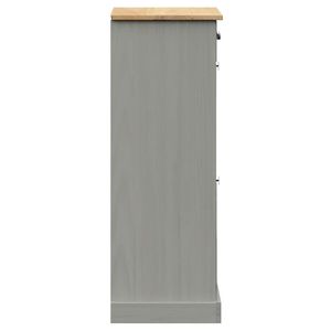 Scarpiera in legno massello 23.6 \ "x13.8 \" x37.8 \ "attraente scarpiere - Product Image 6