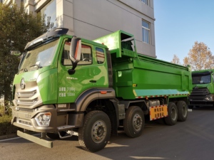 รถบรรทุกดิน SINOTRUK HOWO NX 8x4 รถดัมพ์ 400 แรงม้า ยูโร 2 ดีเซล รถบรรทุกสำหรับงานก่อสร้าง - Product Image 6