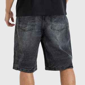 Shorts de Mezclilla para Hombre, Diseño Moderno, Lavados, Corte Holgado, Venta al Por Mayor, Logotipo Personalizado - Product Image 3