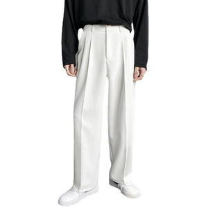 Pantalon décontracté ample pour homme, 220 GSM, micro-extensible, personnalisable OEM, marque privée, pantalon tendance - Product Image 2